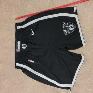 Brooklyn Nets Icon Edition Nike NBA Swingman Shorts sz 38